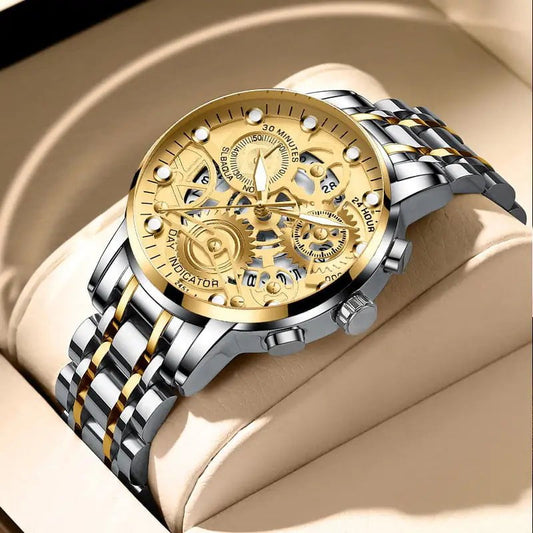 Knight's watch  FRANIS - Trending Shop Gold Interior With Silver Exterior  
